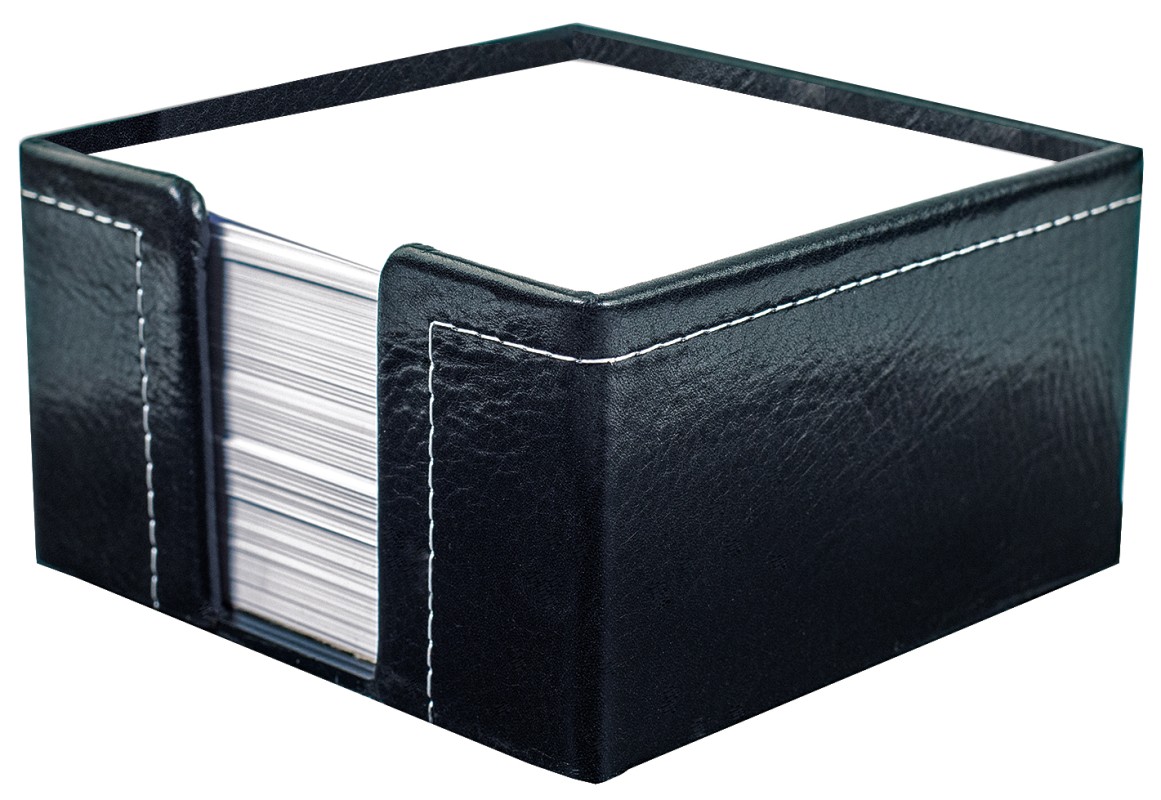 Zettelkasten PREMIUM LEDER VINTAGE schwarz